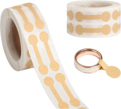 1000PCS Jewelry Price Stickers Blank Jewelry Price Tags Self Adhesive Small