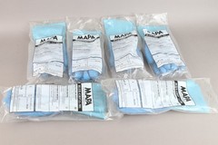 6 pairs of MAPA Professional Glove Blue-Grip LL-301 6-6 1/2″ Small