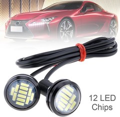 Eagle Eye LED Lights, 10Pcs 23mm Eagle Eye High Power 4014 12SMD 12V Car Fog DRL