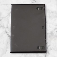 10 Pack-22mm Black Single Disc DVD Cases With Booklet Clips