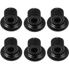 6 Pack Black Plating Pen Holder Clips- Self Adhesive Pen Pencil Holder Pen