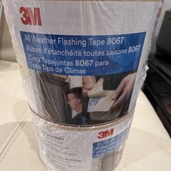 3M All Weather Flashing Tape 12 Rolls 4”x75’/25 yds MPN #8067