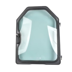 Door Frame with Glass for Bobcat All Wheel Loader: A220, A300 Iron # 7109665