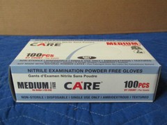 Premium GD Care Soft Nitrile Exam Powder-Free Gloves Medium Case 1000 pcs
