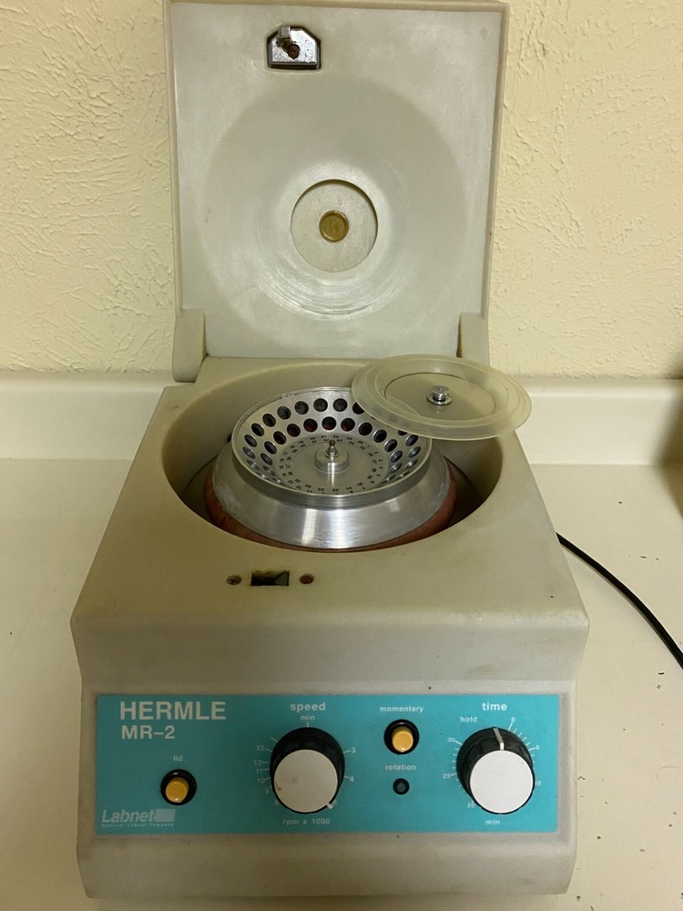 LABNET HERMLE MR-2 MICROCENTRIFUGE 13000 rpm with rotor-tested and works
