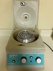 LABNET HERMLE MR-2 MICROCENTRIFUGE 13000 rpm with rotor-tested and works