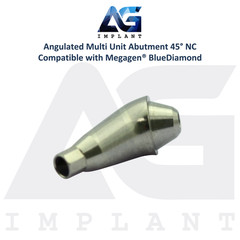 Angled 45° Multi Unit Prosthetic NC Megagen® BlueDiamond Compatible Ø4.8mm