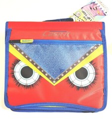 NEW Case-it M-276-ME Monsters Flip Top Zipper Binder 2″ Inch Sheet Capacity