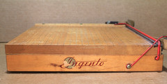 Vintage INGENTO Paper Cutter 1132 – 12″ Wood Table Guillotine Hand Cutter Tested