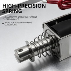 DC12V 2A 65N 20mm Linear Solenoid Actuator Push Pull Type Ele Model: 1564B-12V