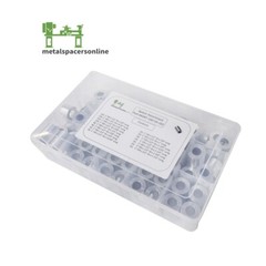 Aluminum Spacer Standoff Bushing Assortment Kit 1″ OD x 1/2″ ID (102 pcs)