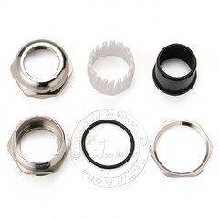 IP68 Waterproof Nickel Plated Brass Cable Glands M6-M100 / PG7-PG63