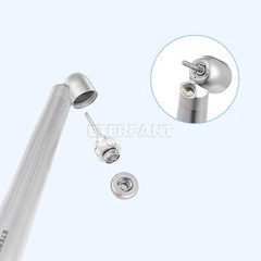Dental LED 45° Degree Surgical High Speed Handpiece 2/4H Push Button E-generator