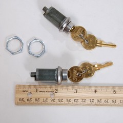 🔒 Pair (2) – GDC2329 Truck Tool Box Locks w/ 4 Keys Delta Contico Hudson 3/4″