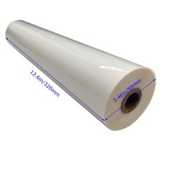 12″ Thermal Roll Laminating Film, Glossy Clear Film Laminating Rolls,1 Inch Core