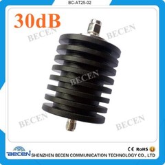 25W N 30dB Attenuator Plug male to Jack female 25 Watt DC 3Ghz