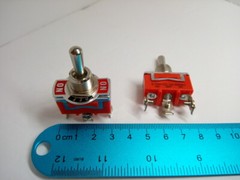 Pack of 2 E-TEN1122 15A 250V AC 3PIN ON-OFF-ON Power Toggle Switch Rocker Button