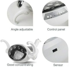22mm/26mm Dental Shadowless LED Oral Cold Light Induction Lamp 9 LED Lens P106A