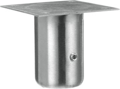 3-1/8 Inch Total High Stainless Steel Leg Socket Set of 4
