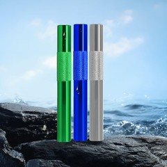 Reusable Metal Straws – 70 mm, Green, Silver, Brown, Blue, Black, Red