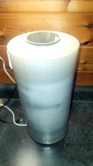 14″ 1500 Ft Shrink Wrap Film Central Fold 75 Gauge PVC Heat Shrinking Packaging