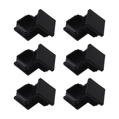 1.5 Inch Square Tube End Cap Plastic Plugs 12 Pack Square Tubing 1.5 x 1.5