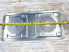 AESCULAP JM440 STERILIZATION CONTAINER CASE W/ TRAY LID 22’’ X 11’’ X 4″ Extras!