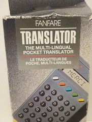 New Nos Vintage Fanfare Translator English French German Spanish Italian
