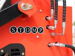 FREE SHIPPING STOMP Mini Skid-Steer by TYPHON 22.1HP Honda EPA Gasoline Engine