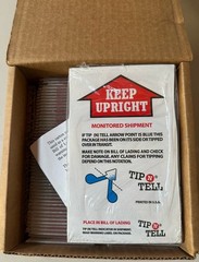 100 Pack Tip-N-Tell Concealed Damage Shipping Label Indicators