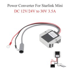 For Starlink Mini Step Up Converter DC 12V/24V to 30V 3.5A Power Cable