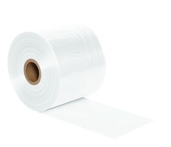 12″ x 725′ Clear Poly Tubing Tube Plastic Bag Polybags Custom Bags on Roll 6 ML