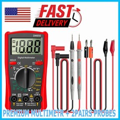 Digital Multimeter Voltmeter DM850 AC DC Ammeter Ohmmeter Volt Meter Tester Ohm