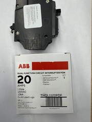 10 PCS ABB/GE THQL1120PDF – 20Amp – 1 Pole – Dual Function Circuit Breaker