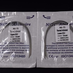 10 Packs Dental Orthodontic Thermal Activated Niti Round Arch Wire Upper + Lower