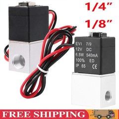 1/4″ Inch Electric Air Water Fast Response Solenoid Valve Normally Closed 24V DC