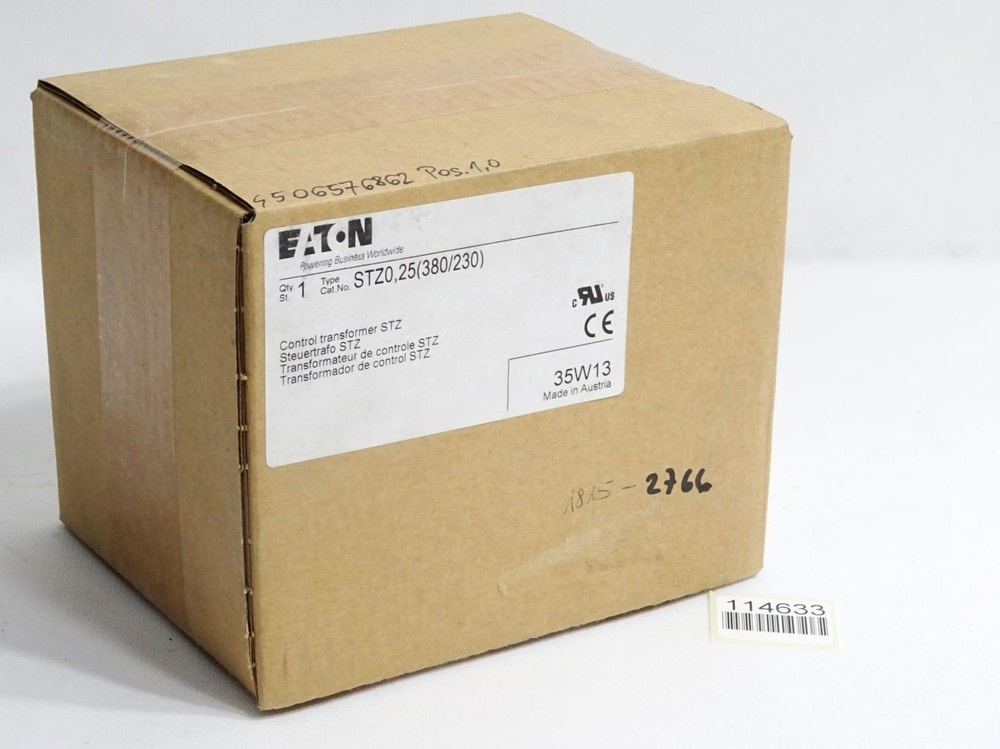 Eaton control transformer STZ STZ0,25 (380/230)/new original packaging