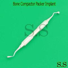 Bone Compactor Packer Implant Dental 6mm, 3.5mm Double Ended S.Steel