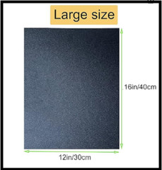 DARENYI Black ABS Plastic Sheet, 12″ x 16″ 1/8″ Thick (3mm), Flexible Than Plexi