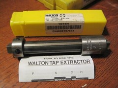 Lot of 2 – Walton Company 3/4″ (20mm) 4 Flute Tap Extractor 10754 – Old Stock