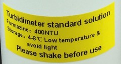 Azzota® Turbidity Calibration Standard, 400NTU, 200ml