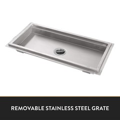 John Boos FTSG-1824 Stainless Steel Commercial Floor Trough/Drain 24″L x 18″W