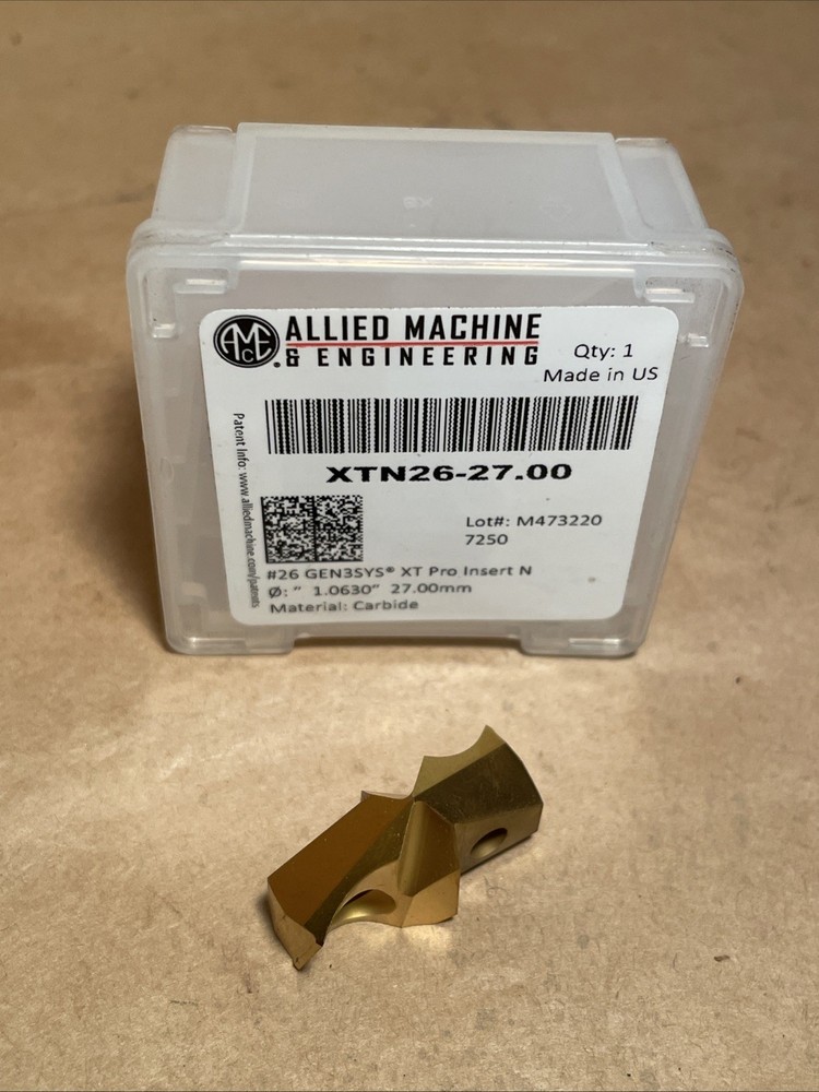 Allied Machine & Engineering GEN3SYS XT Pro Insert XTN26-27.00 Insert 1.0630”