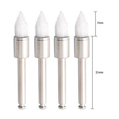 Disposable Dental Prophy Polishing Brush Latch Tapered Type White 100Pcs/Box
