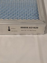 PrecisionAire Wire Backed Pleated Air Filter 16″ X 20″ X 2 50855.021620