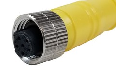 Omron Robotics STI SC12-10M50 44512-0650 Female Cordset Yellow 6Pin MICRO-AC NEW