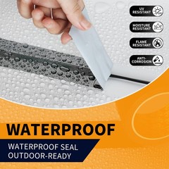 Silver Duct Tape Waterproof, 2 Pack, 2 Inch x 40 Yards Total