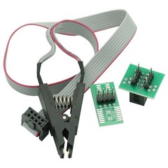 SOIC8 SOP8 Test Clip for EEPROM 93/25 /24Cx in-Circuit Programming + 2…