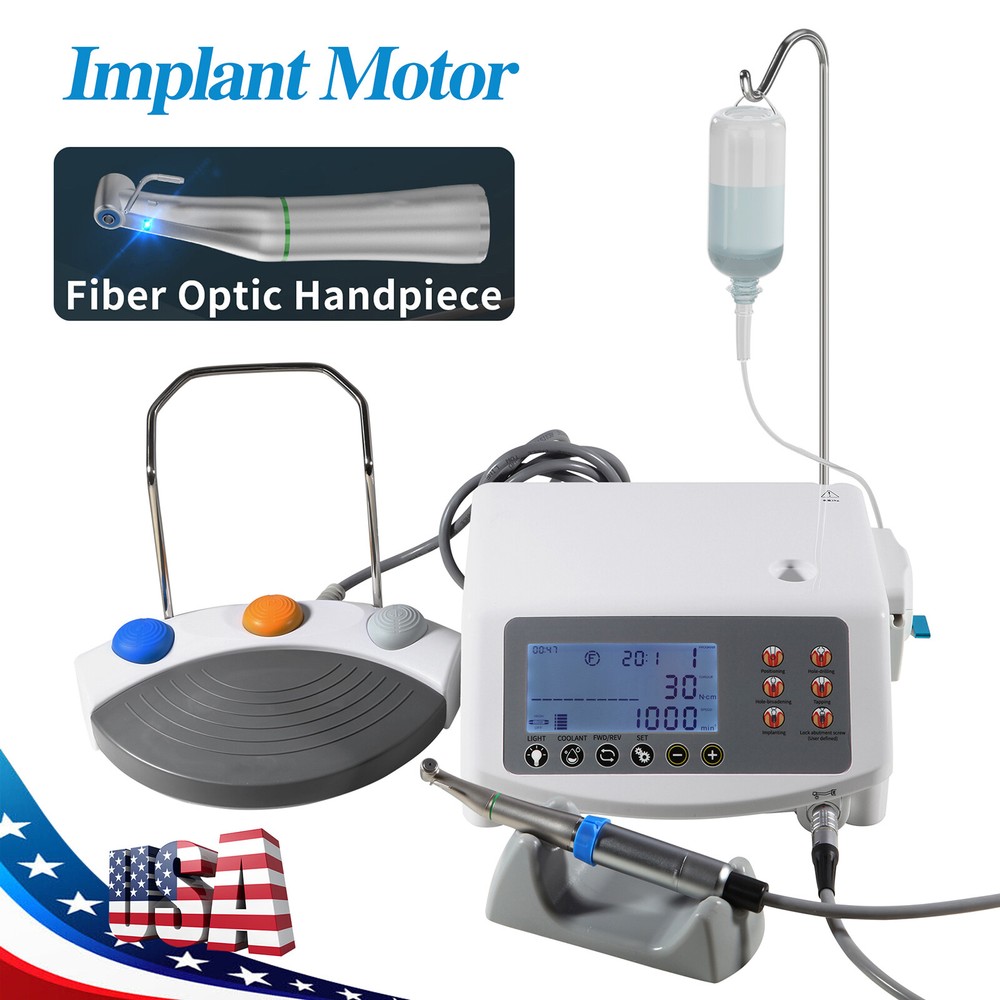 Surgic Pro Dental Implant Surgical Brushless Motor 20:1 Contra Angle Handpiece