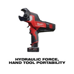 Milwaukee Tool 2472-21Xc M12 600 Mcm Cable Cutter Kit, Cordless, M12 Xc 3.0Ah